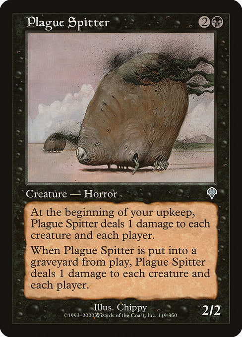【Foil】【EN】疫病吐き/Plague Spitter [INV] 黒U No.119