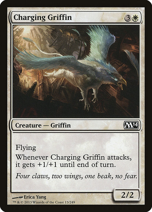 【EN】突進するグリフィン/Charging Griffin [M14] 白C No.13
