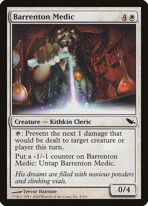 【Foil】【EN】バレントンの衛生兵/Barrenton Medic [SHM] 白C No.4