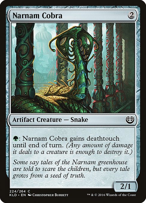 【Foil】【EN】ナーナムのコブラ/Narnam Cobra [KLD] 茶C No.224