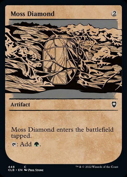 【EN】苔色のダイアモンド/Moss Diamond [CLB] 茶C No.448