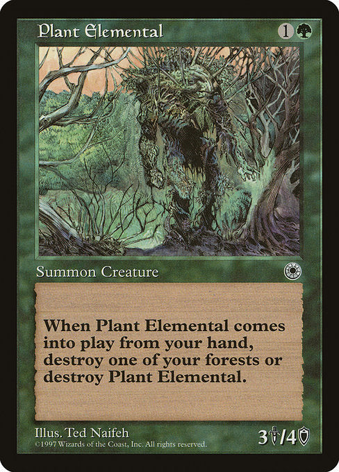 【EN】植物の精霊/Plant Elemental [POR] 緑U No.181