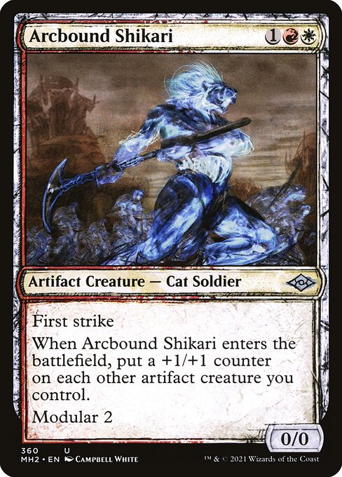 【ショーケース】【Foil】【EN】電結のシカール/Arcbound Shikari [MH2] 金U No.360