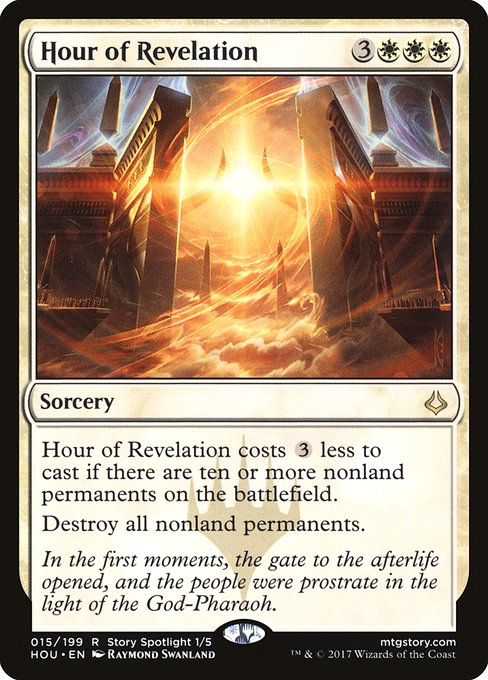 【Foil】【EN】啓示の刻/Hour of Revelation [HOU] 白R No.15