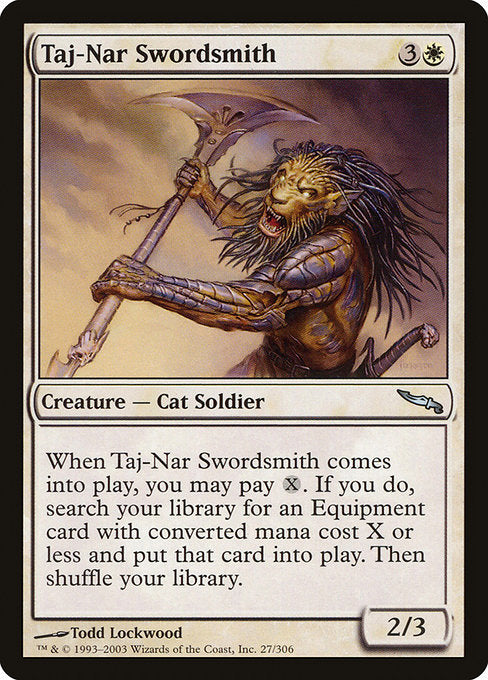 【Foil】【EN】タージ＝ナールの剣鍛冶/Taj-Nar Swordsmith [MRD] 白U No.27