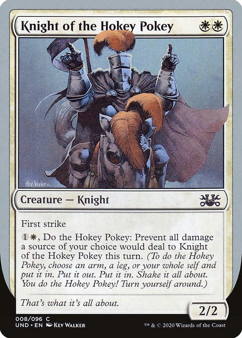 【EN】Knight of the Hokey Pokey [UND] 白C No.8