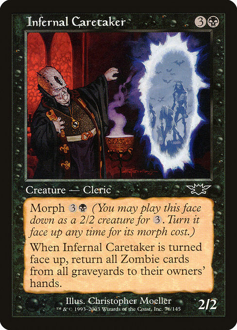 【Foil】【EN】冥府の世話人/Infernal Caretaker [LGN] 黒C No.76