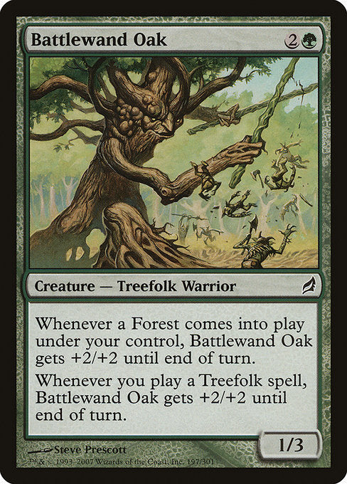 【EN】戦杖の樫/Battlewand Oak [LRW] 緑C No.197
