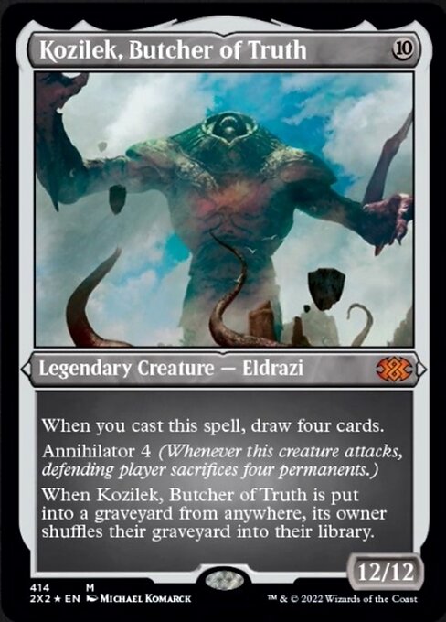 【EN】真実の解体者、コジレック/Kozilek, Butcher of Truth [2X2] 無M No.414