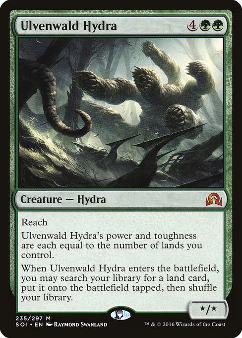 【Foil】【EN】ウルヴェンワルドのハイドラ/Ulvenwald Hydra [SOI] 緑M No.235