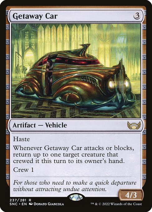 【Foil】【EN】逃走用の車/Getaway Car [SNC] 茶R No.237