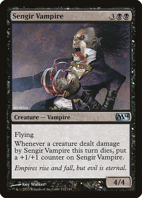 【EN】センギアの吸血鬼/Sengir Vampire [M14] 黒U No.113