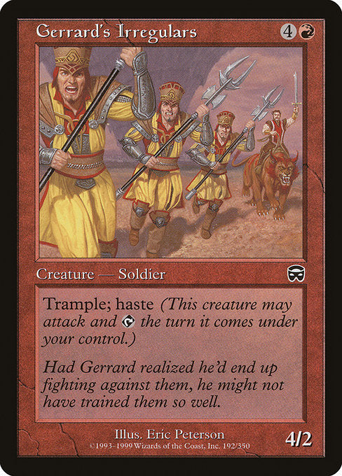 【Foil】【EN】ジェラードの不正規軍/Gerrard's Irregulars [MMQ] 赤C No.192