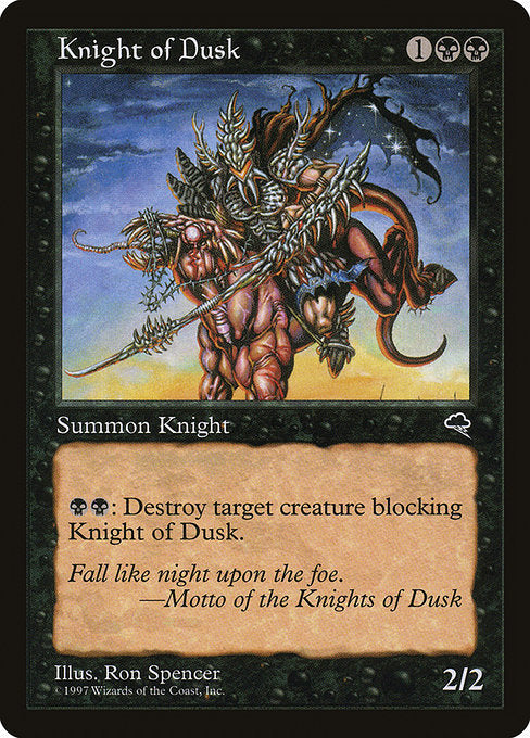 【EN】薄暮の騎士/Knight of Dusk [TMP] 黒U No.140