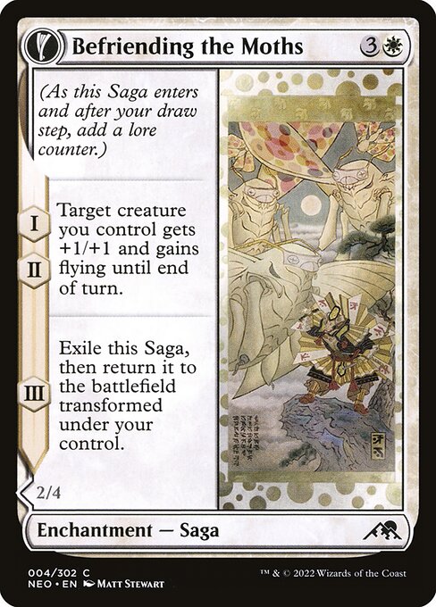 【Foil】【EN】Befriending the Moths // Imperial Moth [NEO] 混C No.4