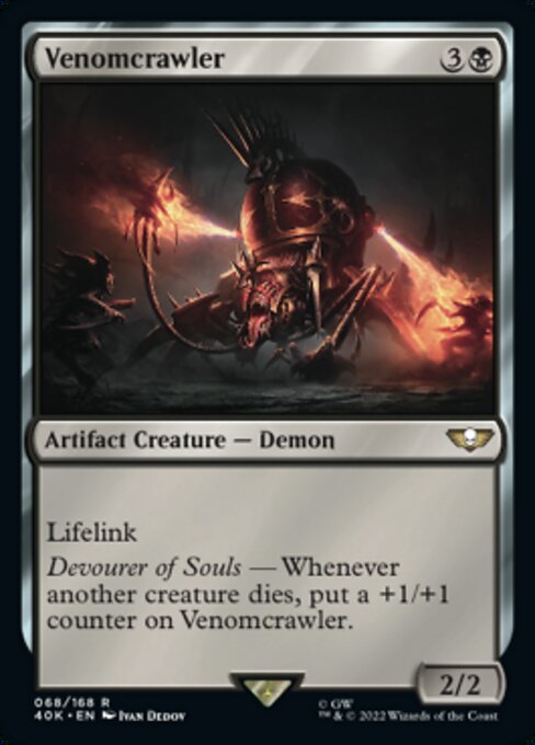 【Foil】【EN】Venomcrawler [40K] 茶R No.68★