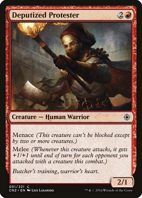 【Foil】【EN】抗議代理人/Deputized Protester [CN2] 赤C No.51