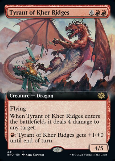 【EN】カー峠の暴君/Tyrant of Kher Ridges [BRO] 赤R No.341