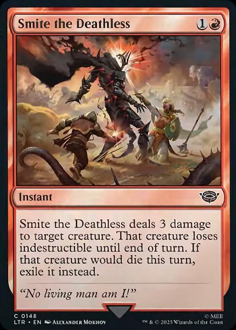 【Foil】【EN】不死者の討滅/Smite the Deathless [LTR] 赤C No.148