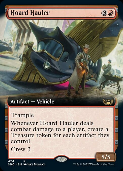 【Foil】【EN】貯めこむ運び屋/Hoard Hauler [SNC] 茶R No.424