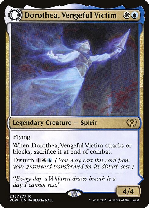 【Foil】【EN】Dorothea, Vengeful Victim // Dorothea's Retribution [VOW] 混R No.235