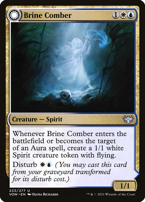 【Foil】【EN】Brine Comber // Brinebound Gift [VOW] 混U No.233
