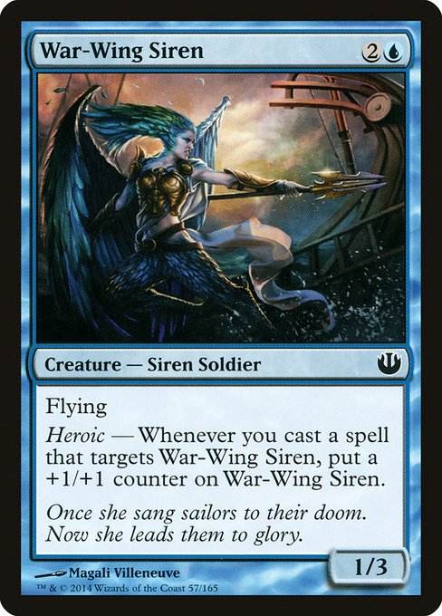 【EN】戦争翼のセイレーン/War-Wing Siren [JOU] 青C No.57