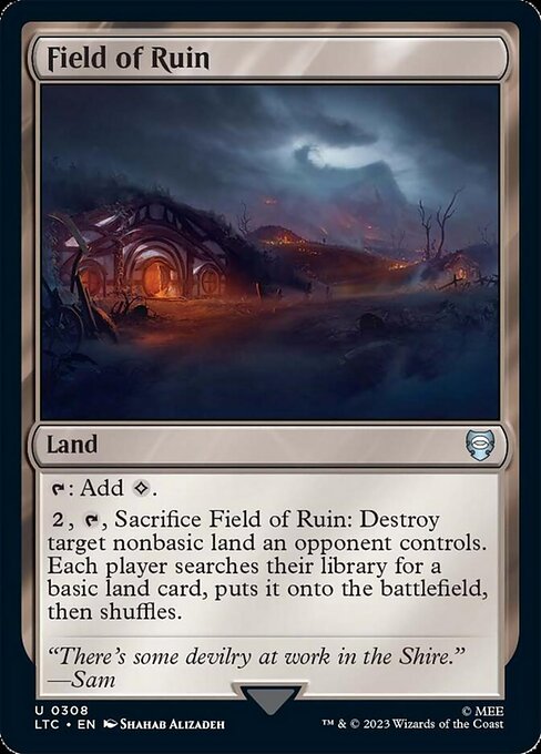 【EN】廃墟の地/Field of Ruin [LTC] 無U No.308