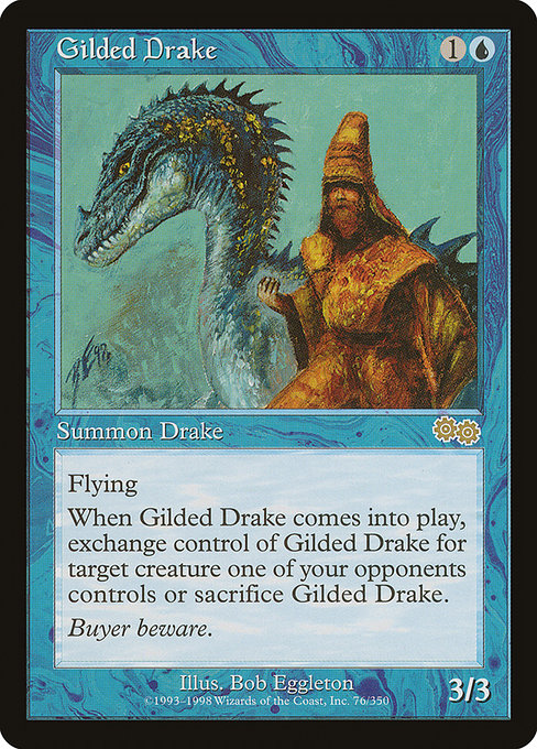 【EN】金粉のドレイク/Gilded Drake [USG] 青R No.76