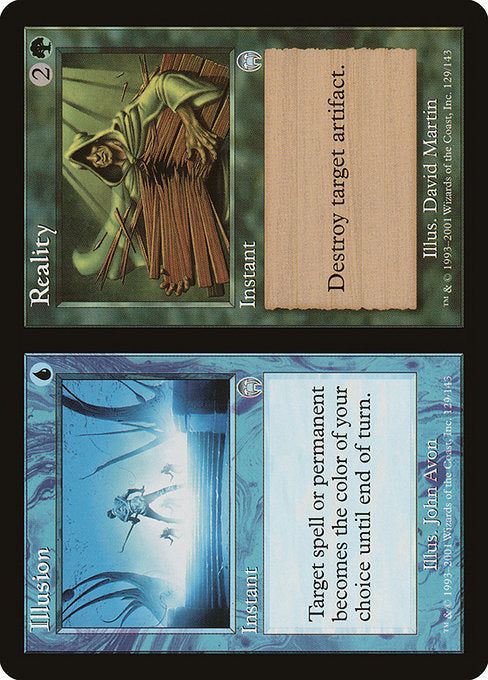 【Foil】【EN】Illusion // Reality [APC] 分+混U No.129