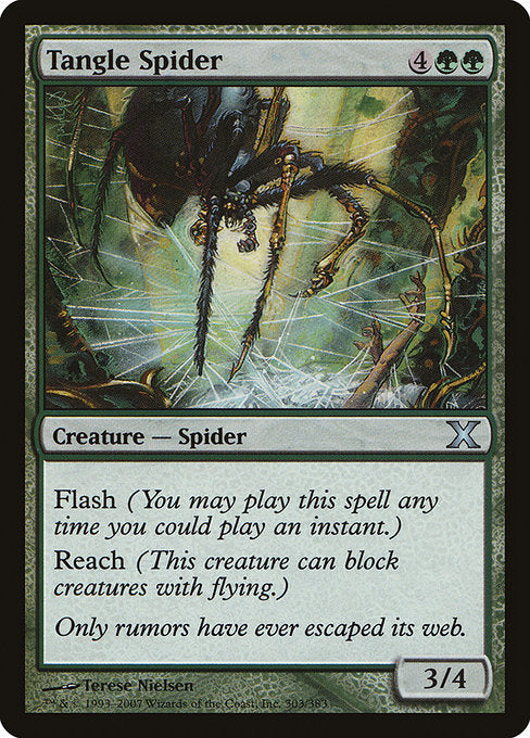 【EN】絡み森の蜘蛛/Tangle Spider [10E] 緑U No.303
