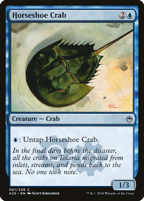 【Foil】【EN】カブトガニ/Horseshoe Crab [A25] 青C No.61