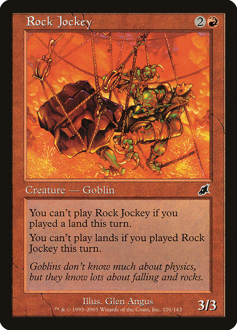 【Foil】【EN】岩乗り/Rock Jockey [SCG] 赤C No.101