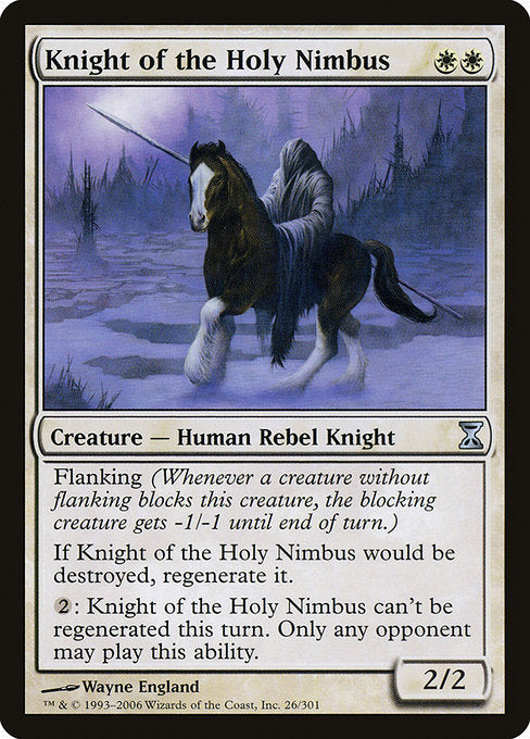 【EN】聖なる後光の騎士/Knight of the Holy Nimbus [TSP] 白U No.26