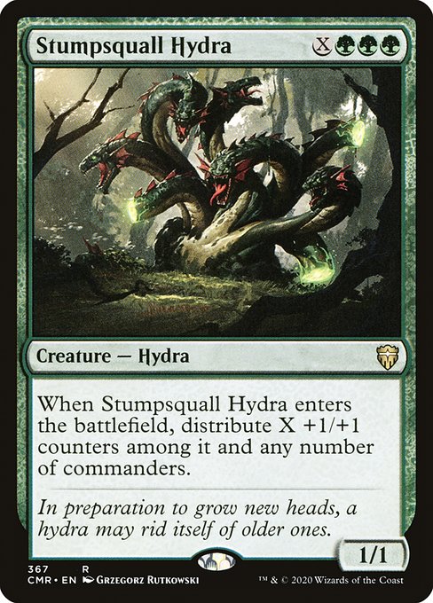 【EN】切り首嵐のハイドラ/Stumpsquall Hydra [CMR] 緑R No.367