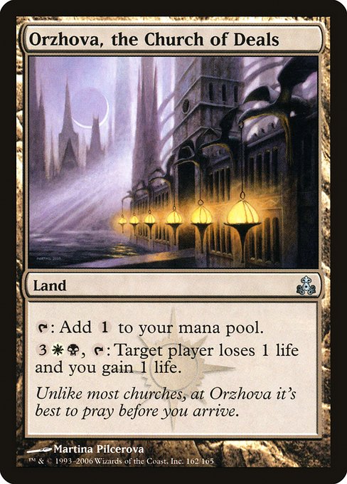 【Foil】【EN】取引の教会、オルゾヴァ/Orzhova, the Church of Deals [GPT] 無U No.162