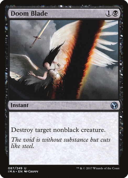 【Foil】【EN】破滅の刃/Doom Blade [IMA] 黒U No.87
