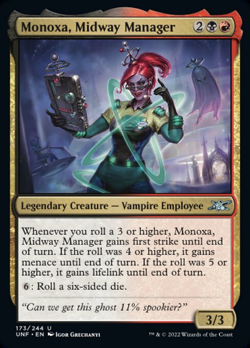 【Foil】【EN】Monoxa, Midway Manager [UNF] 金U No.173