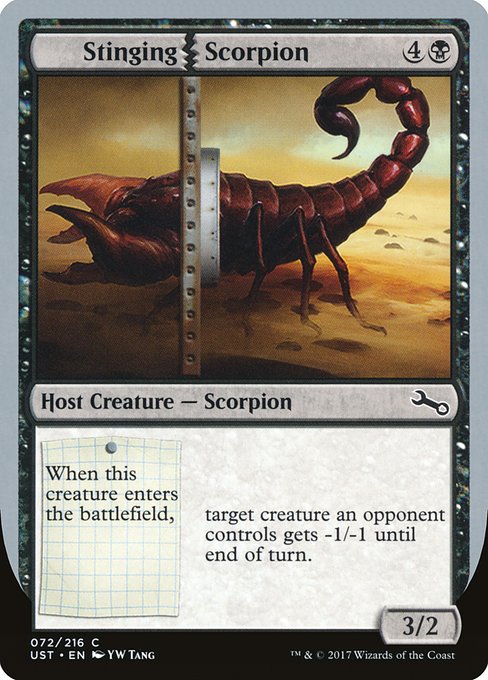 【EN】Stinging Scorpion [UST] 黒C No.72