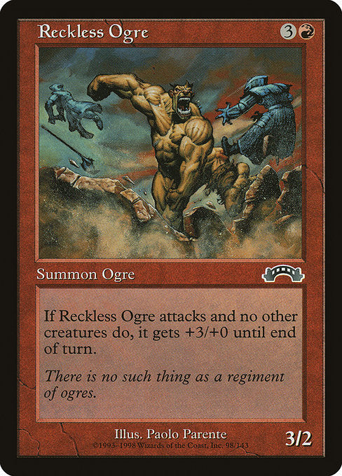 【EN】無謀なオーガ/Reckless Ogre [EXO] 赤C No.98