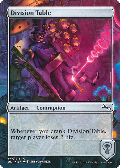 【EN】Division Table [UST] 茶C No.177