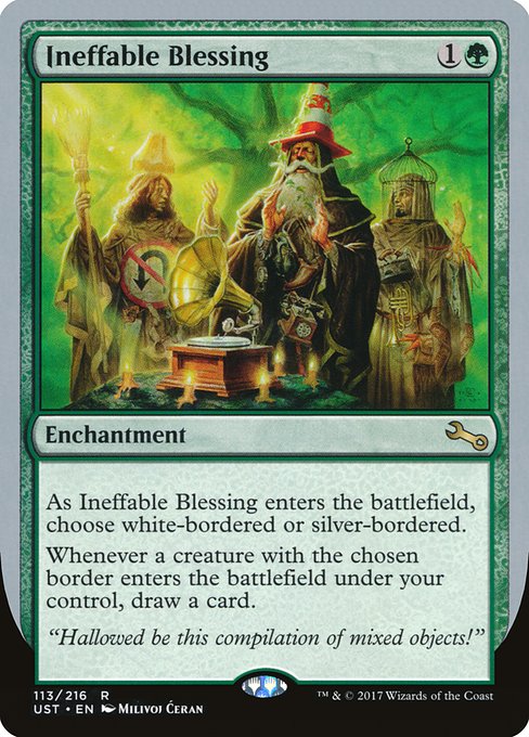 【Foil】【EN】Ineffable Blessing [UST] 緑R No.113c