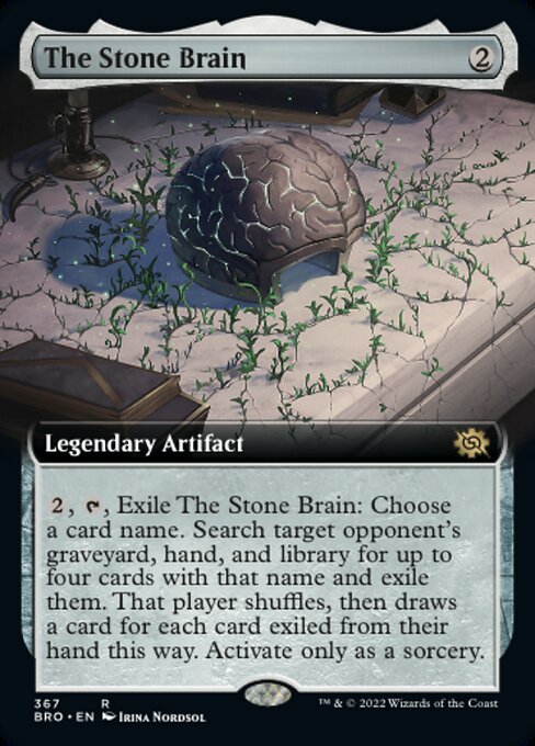 【EN】石の脳/The Stone Brain [BRO] 茶R No.367