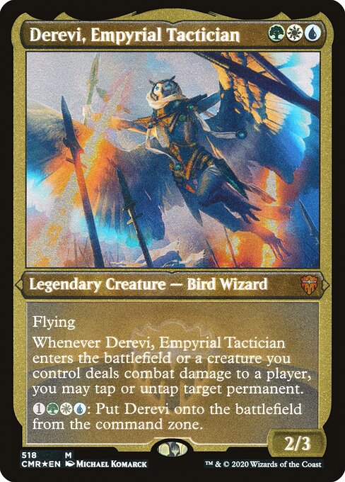 【EN】浄火の戦術家、デリーヴィー/Derevi, Empyrial Tactician [CMR] 金M No.518