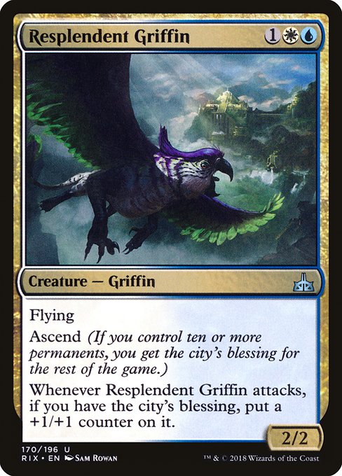 【EN】華麗なグリフィン/Resplendent Griffin [RIX] 金U No.170
