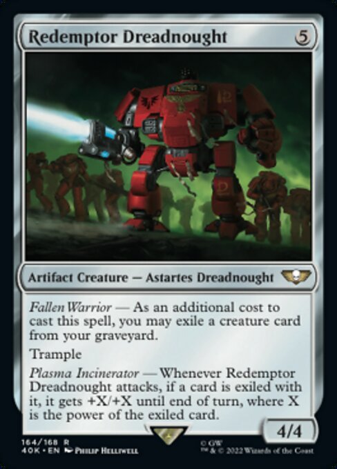 【Foil】【EN】Redemptor Dreadnought [40K] 茶R No.164★