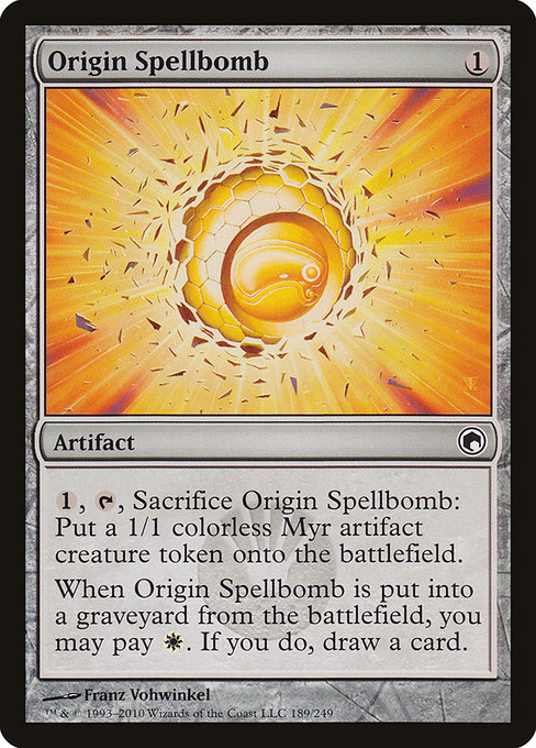 【EN】起源の呪文爆弾/Origin Spellbomb [SOM] 茶C No.189