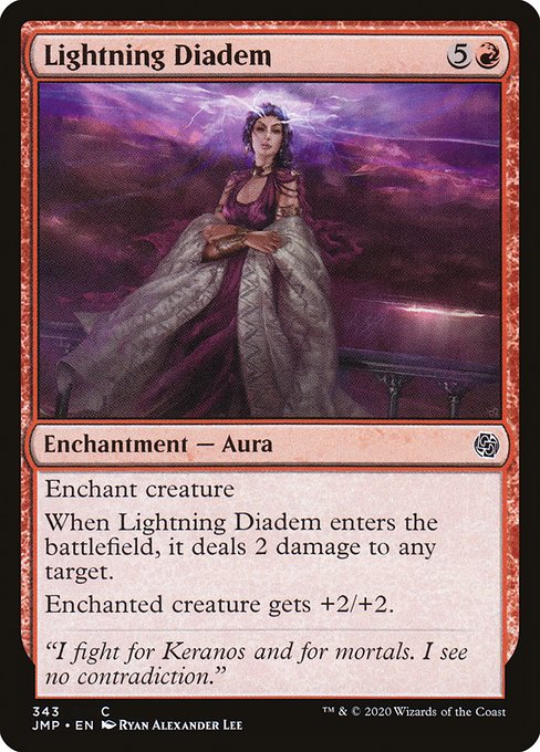 【EN】稲妻の髪飾り/Lightning Diadem [JMP] 赤C No.343