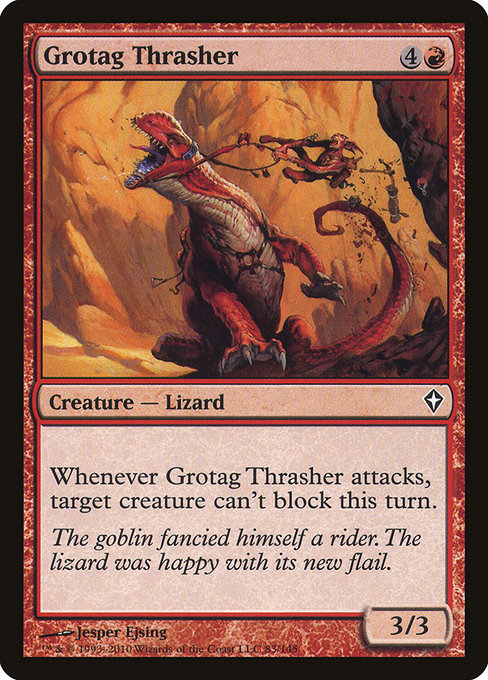 【EN】グロータグの打つもの/Grotag Thrasher [WWK] 赤C No.83