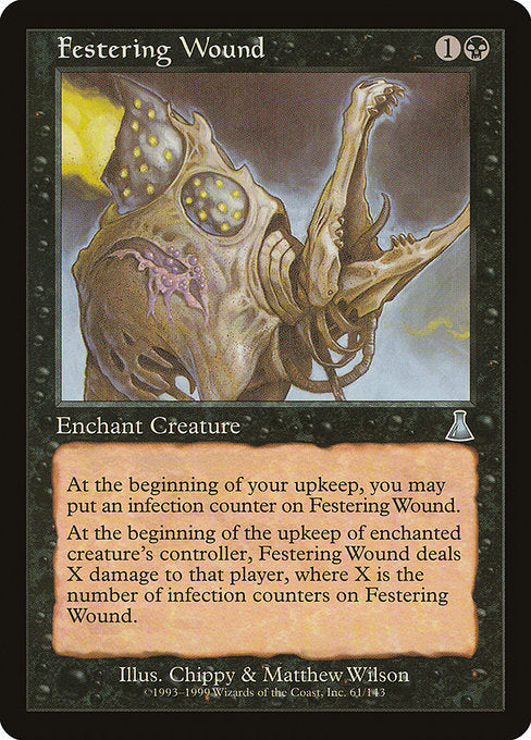【Foil】【EN】ただれた傷口/Festering Wound [UDS] 黒U No.61